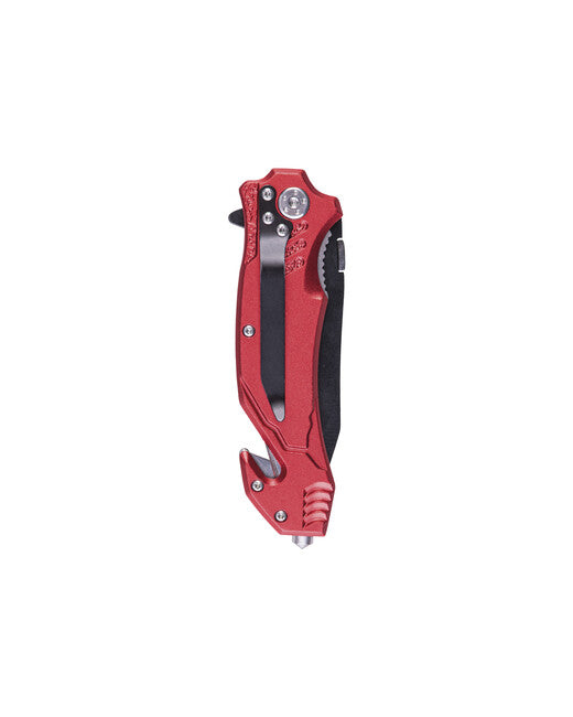 Mil-Tec einhandmesser 'fire brigade' rot