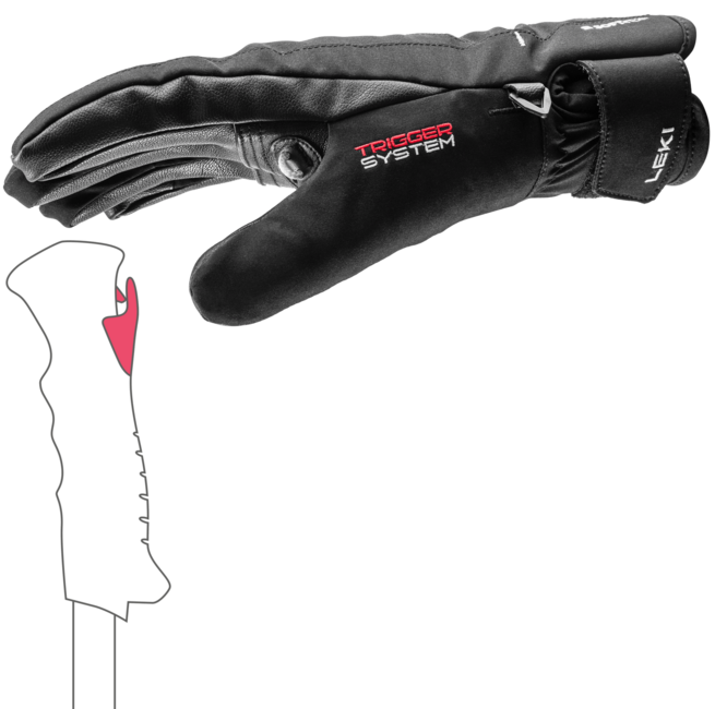 LEKI Cerro 3D Women, schwarz