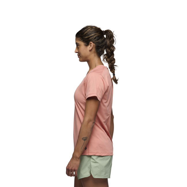 Black Diamond Lightwire Tech damen-Kurzarm-T-shirt, Himalaya-Salz