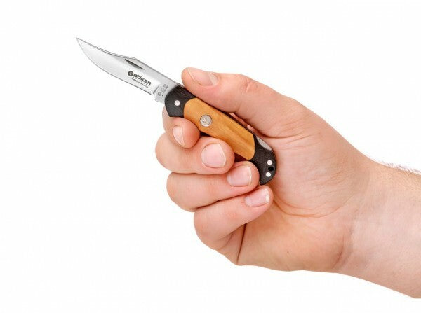 BÖKER Boy Scout Lightweight taschenmesser 5,7 cm, olivenholz, g10