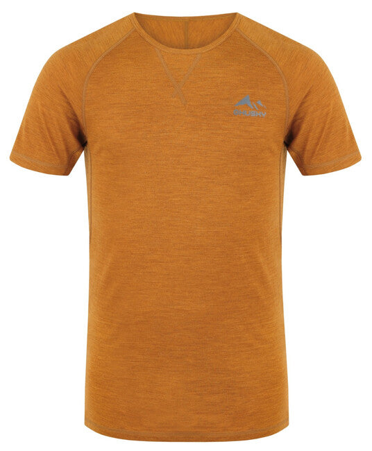 HUSKY T-Shirt Merino MERSA KR mustard