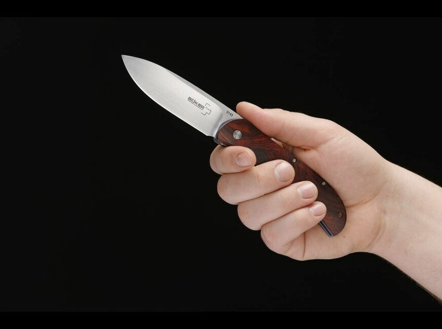 BÖKER Plus Exskelibur I taschenmesser 8,9 cm, cocobolo holz, titan
