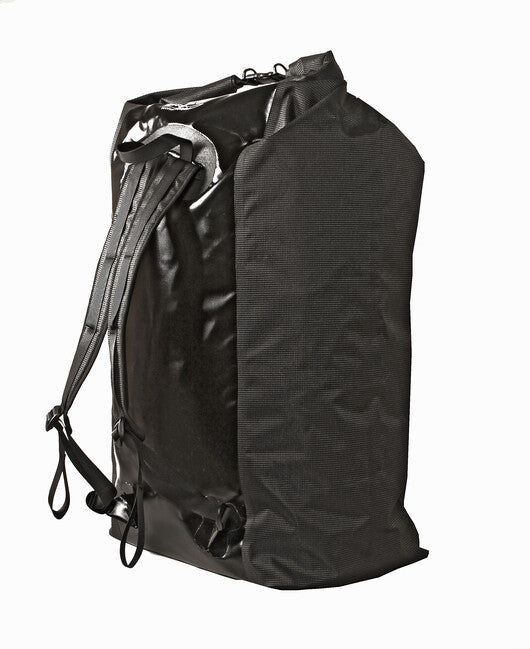 BasicNature Duffelbag wasserdichter rucksack duffel bag für schwere transporte und abenteuer 180 l, schwarz