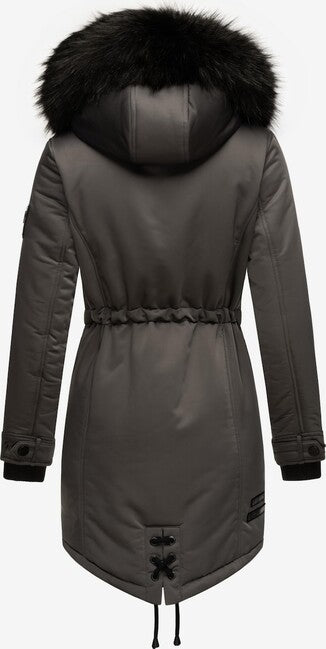 Navahoo Luluna Princess damen Winterjacke mit Kapuze, dunkelgrau