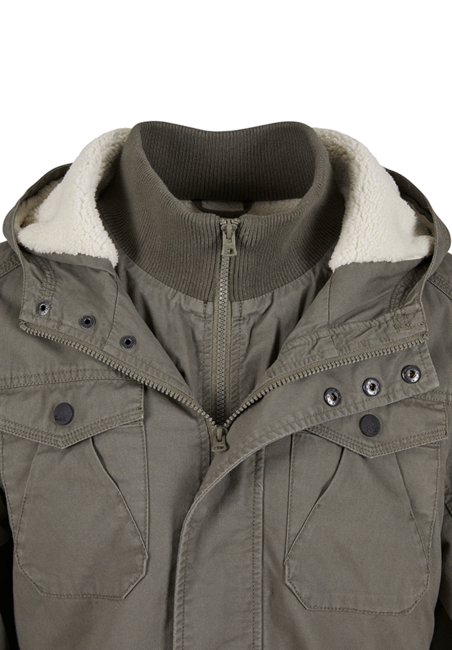 Brandit herren Winterjacke Meadow Jacket, olivgrün