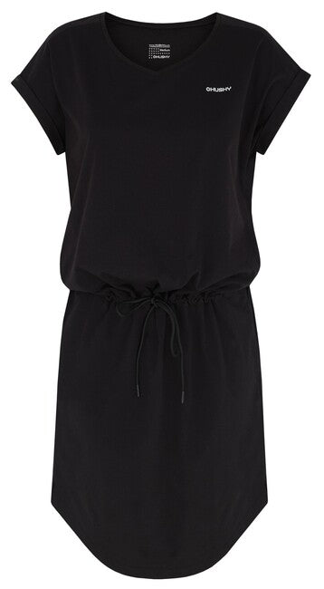 HUSKY Dela damenkleid, schwarz