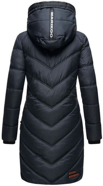 Marikoo Armasa damen Winterjacke, marineblau