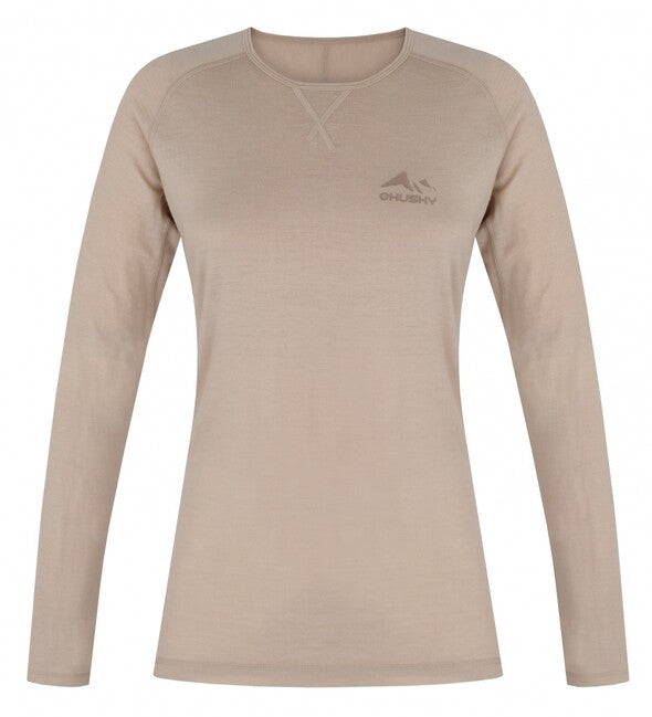 HUSKY Merow damen Thermo Langarmshirt, beige