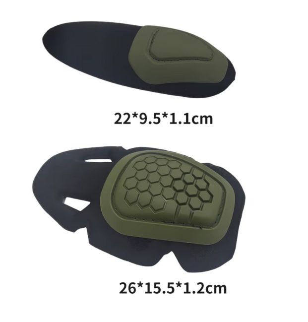 DRAGOWA TACTICAL Knie- und Ellbogenschoner, Olive