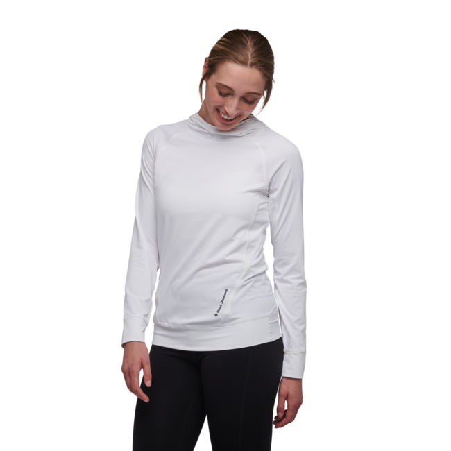 Black Diamond Alpenglow damen-Sweatshirt, weiß