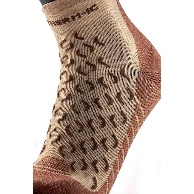 Therm-ic knöchelhohe Socken, beige/braun