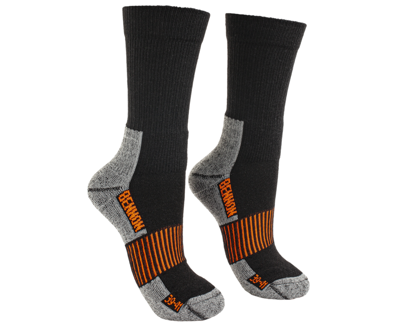BENNON Merino Trek trekkingsocken, schwarz