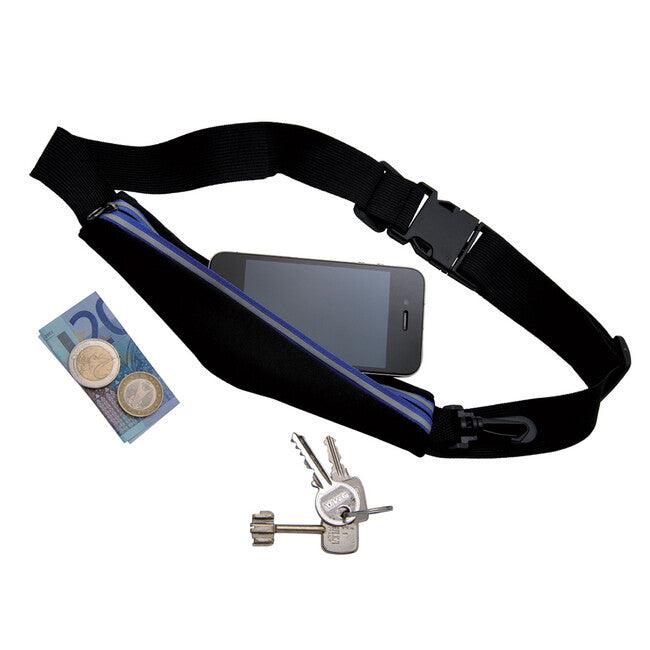 Baladeo Tra065 lauf-reflektierendes stirnband schwarz-blau