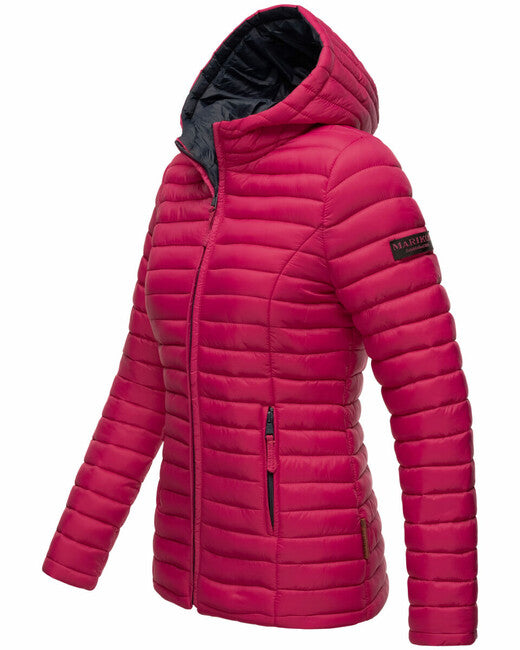 Marikoo ASRAA damen-übergangsjacke mit kapuze, fuchsia