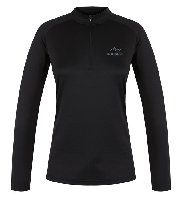 HUSKY termopradlo T-Shirt Active Winter dl tromi zips L, schwarz