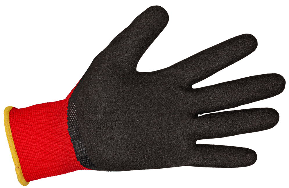 BENNON Manos Schutzhandschuhe, schwarz/rot