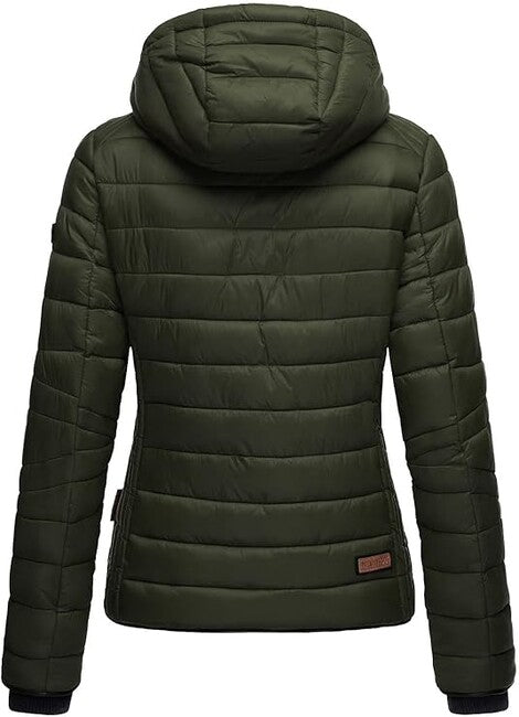 Navahoo Lulana damen Übergangsjacke mit Kapuze, oliv