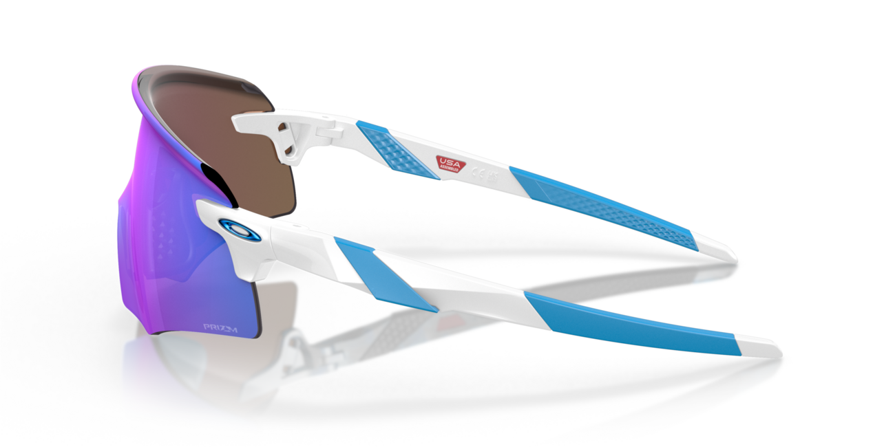 Oakley ENCODER Sonnenbrille mit Rahmen Polished White und mit Dias Prizm Sapphire