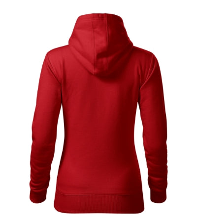 Malfini Cape damen-Kapuzenpullover, rot