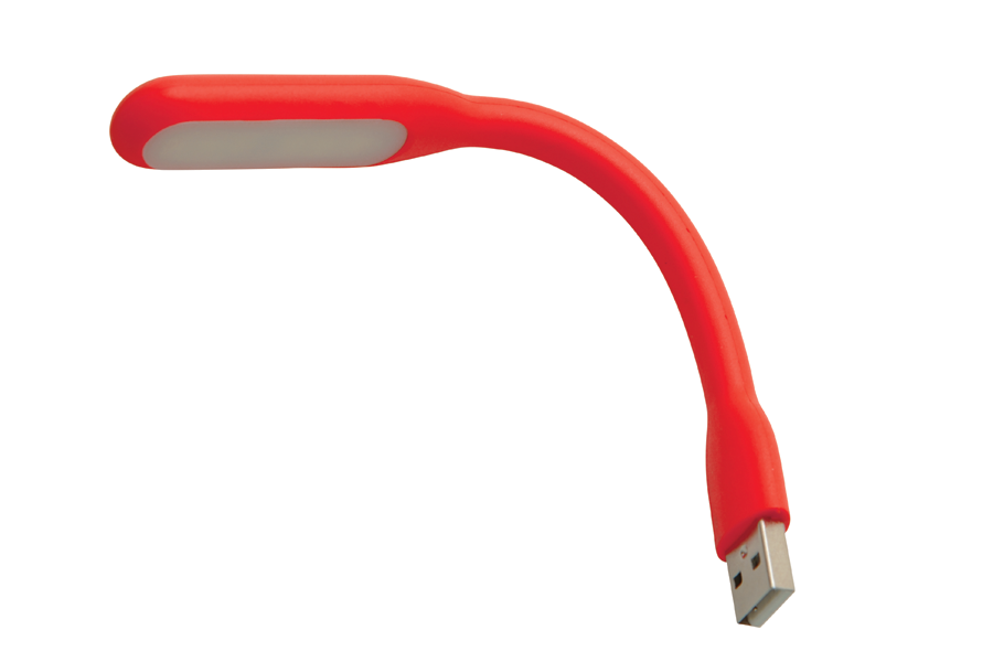 Baladeo PLR946 led usb-taschenlampe, rot