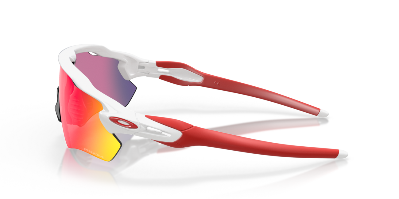 Oakley RADAR EV PATH Sonnenbrille mit Rahmen Polished White und mit Dias Prizm Road