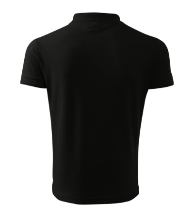 Malfini Pique Polo herren-Poloshirt, schwarz