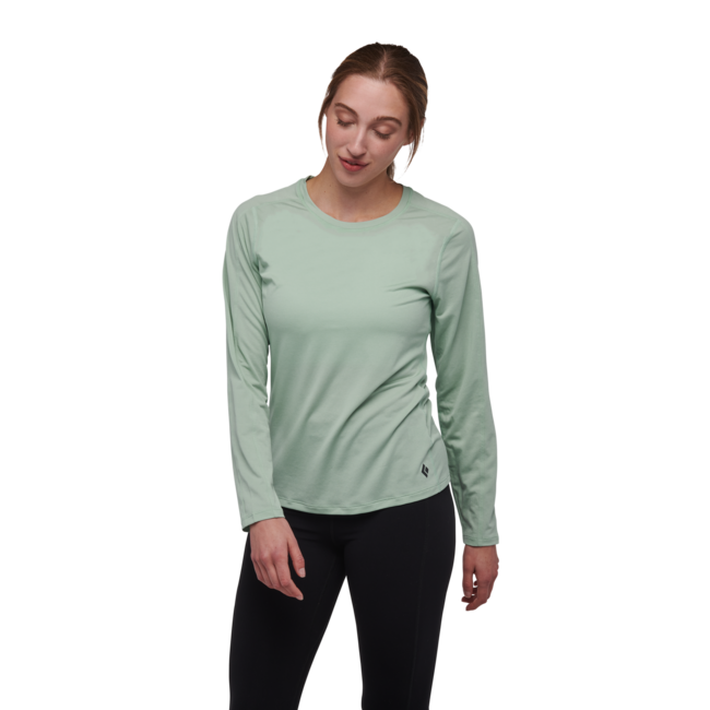 Black Diamond Lightwire Tech herren langarm-T-shirt, schaumstoff grün