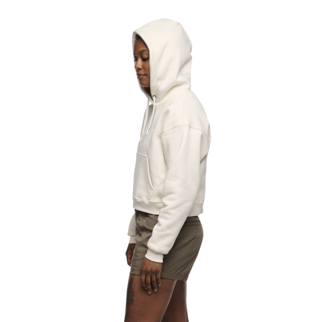 Black Diamond Crop Sweatshirt für damen, weiß