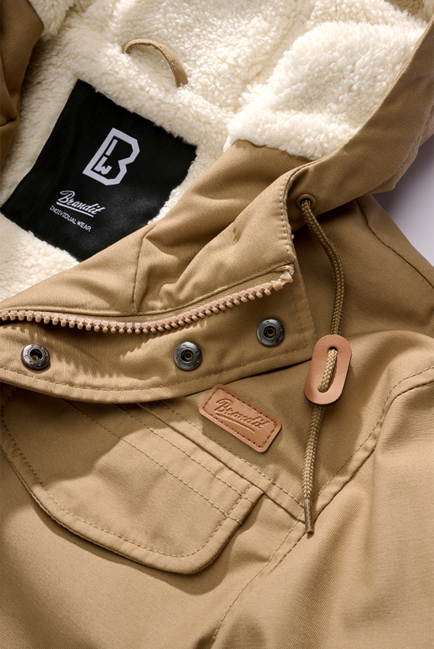 Brandit Marsh Lake teddyparka, kamel