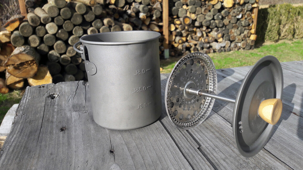Origin Outdoors Titanium Französisch Presse 3 in 1 750 ml
