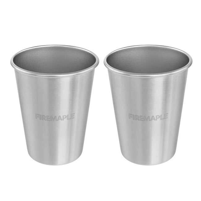 Fire Maple Antarctic becher 2 stück aus rostfreiem stahl 350 ml, silber