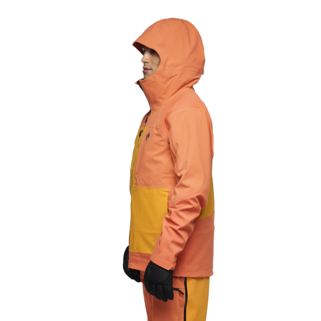 Black Diamond Recon Stretch Pro Shell herren skijacke , bd orange-flame orange
