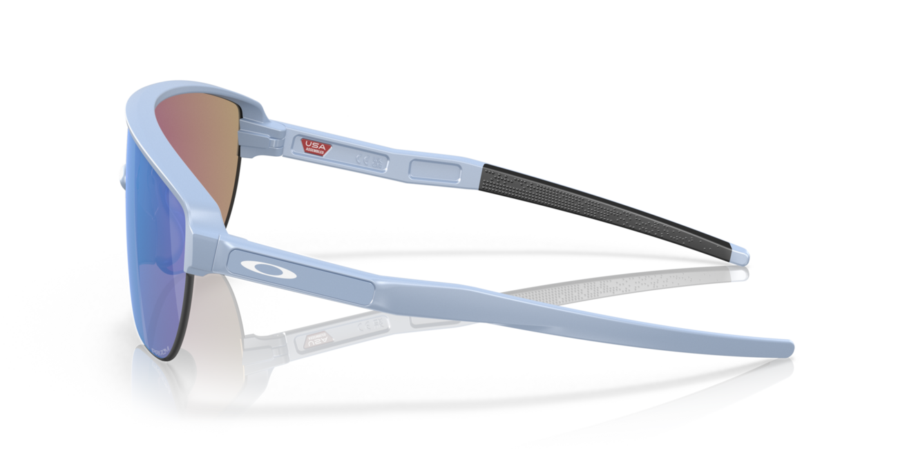Oakley CORRIDOR Sonnenbrille mit Rahmen matte stonewash und mit dias prizm sapphire 42