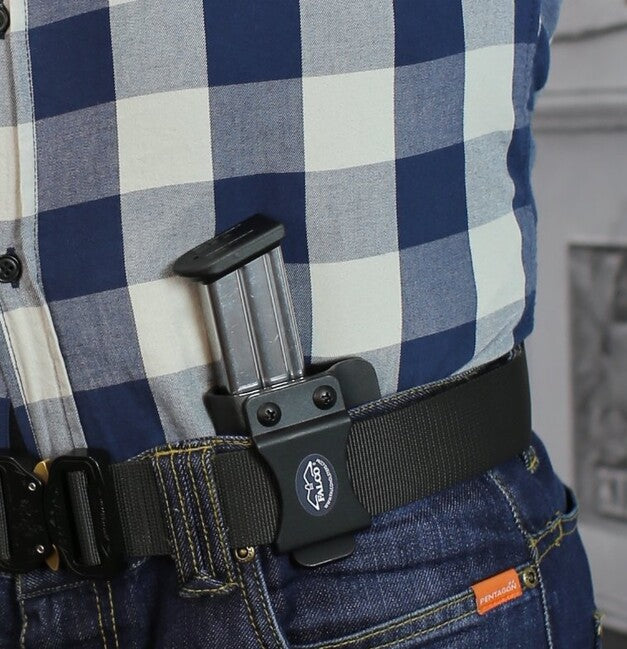 Falco Kydex puzdro F901 2021 pre jeden zásobník Glock 17, čierne ľavé