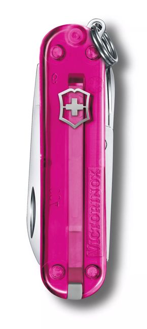 Victorinox Vreckový nôž Classic SD Transparent, ružová