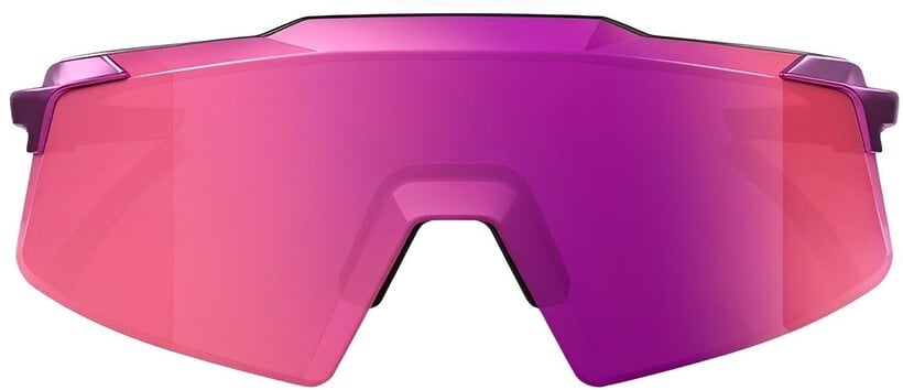 100% Sonnenbrille Aerocraft, Gloss Purple Chrome - Purple Multilayer Mirror