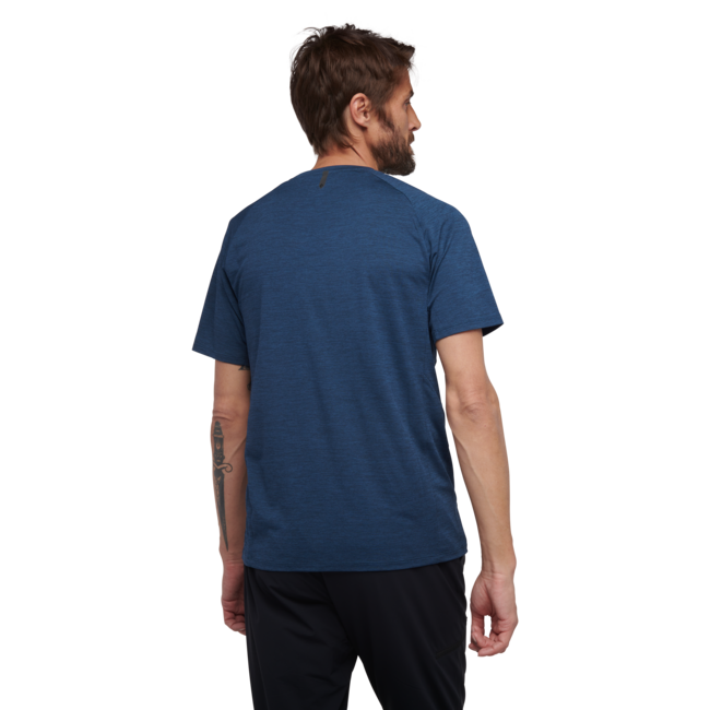 Black Diamond Lightwire Tech herren Kurzarm-T-shirt, indigo