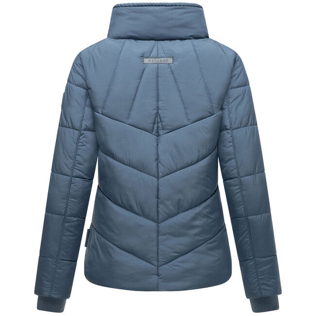 Navahoo Liebesfee damen Winterjacke, dusty blue