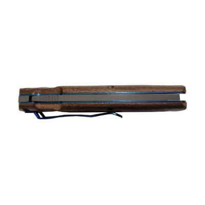 Walther BWK 2 Messer blau Holz Walnuss