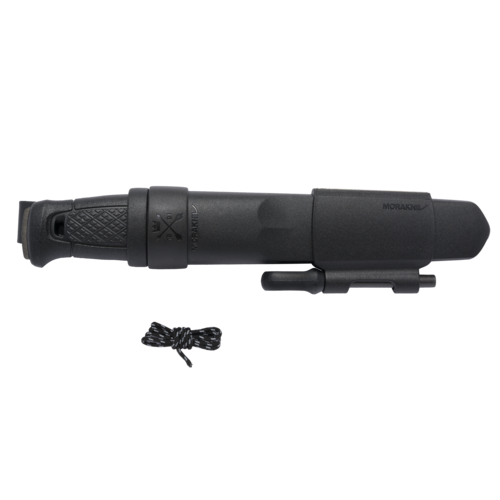 Morakniv Garberg BlackBlade outdoor-messer mit überlebenskit, schwarz