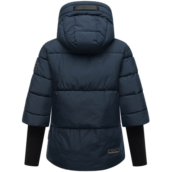 Navahoo LOTUSHERZ XIV damen Winterjacke, marineblau