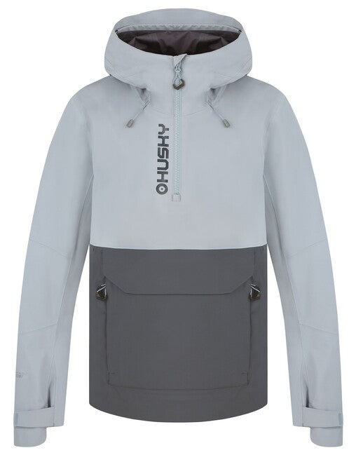 HUSKY Nabbi M herren outdoorjacke, hellgrau/dunkelgrau