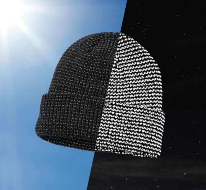 Brandit Reflektierende Wintermütze, schwarz