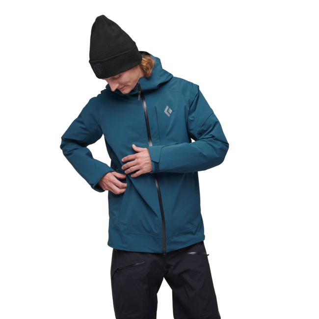 Black Diamond Recon Insulated Shell Waterproof Jacket, azurit