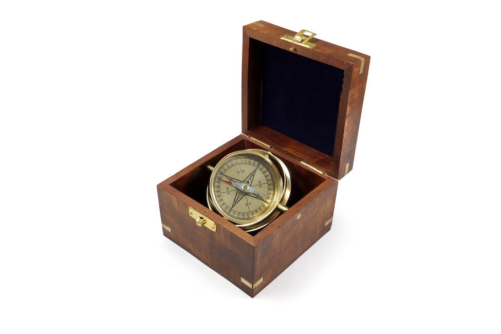 Origin Outdoors Desk Compass, Navy Blue