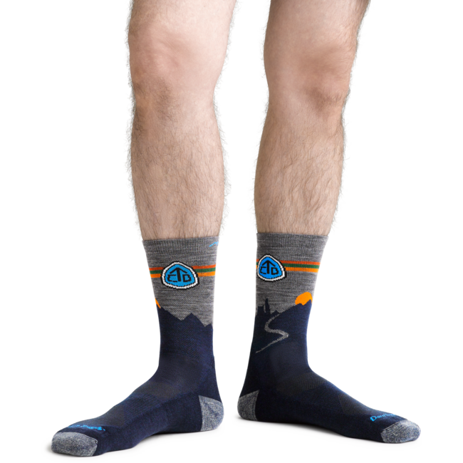 Darn Tough CDT Micro Crew Lightweight Cushioned Socks, Eclipse