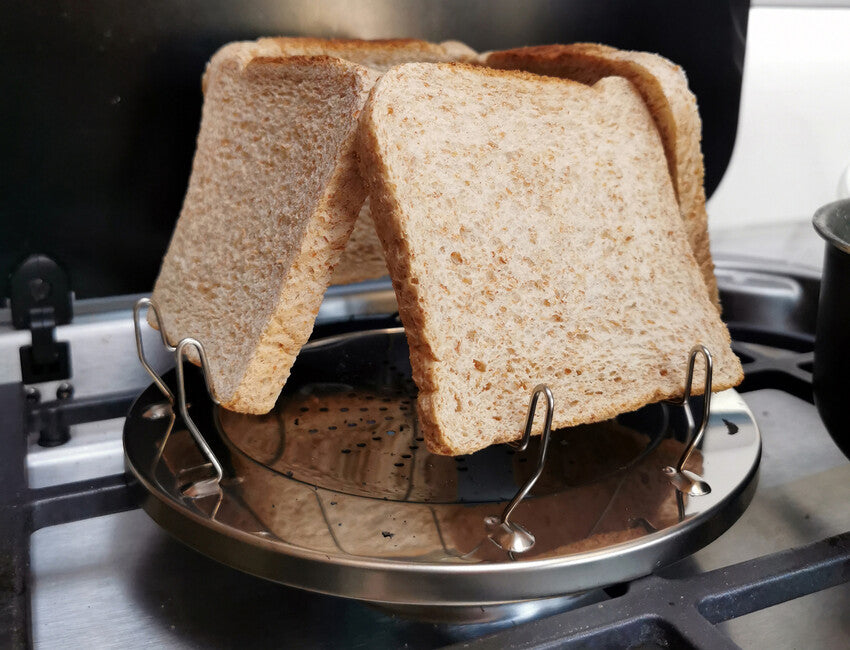Origin Outdoors Edelstahl Campingkocher mit Toaster