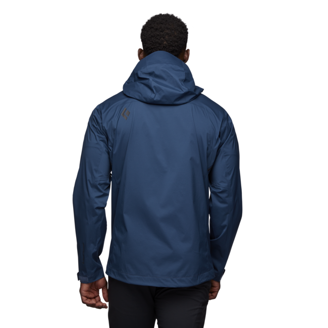 Black Diamond Stormline Stretch Rain Shell waterproof jacket, indigo