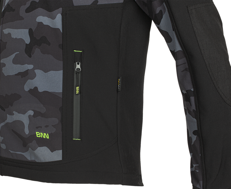 BENNON Softshell- Jacke CAMOS, schwarz/grau