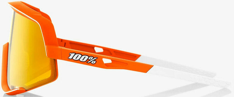 100% Sonnenbrille Glendale, Soft Tact Neon Orange